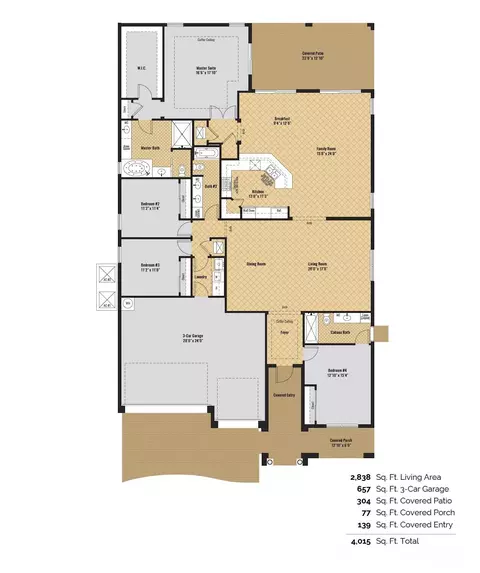 Floorplan - 128 Umbrella Pl, Jupiter, FL 33458 photo 1 of 1