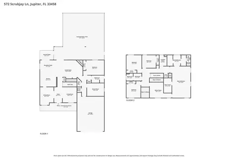 Floorplan - 572 Scrubjay Ln, Jupiter, FL 33458 photo 1 of 3