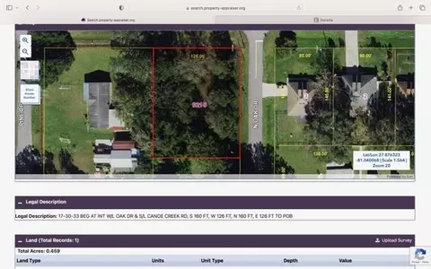 0 N Oak, Kenansville, FL 34739