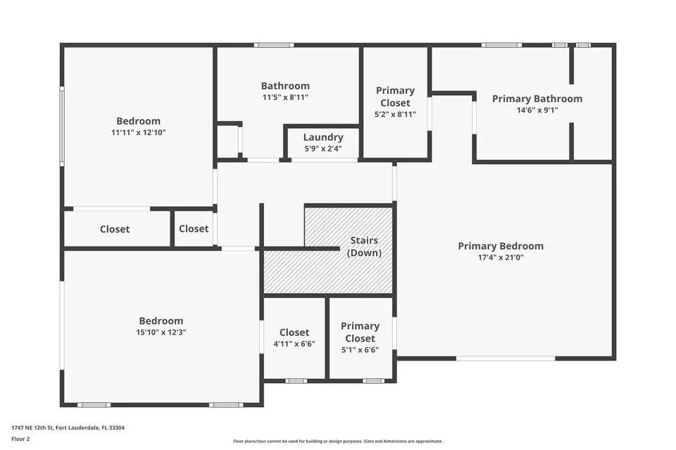 Floorplan - 1747 NE 12th St #1747, Fort Lauderdale, FL 33304 photo 2 of 2