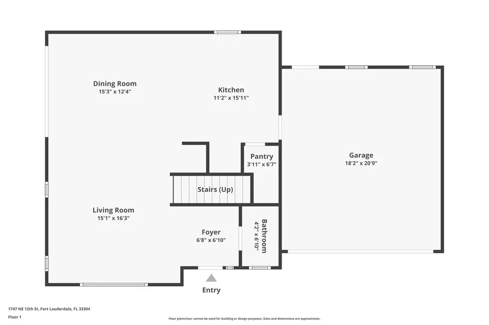 Floorplan - 1747 NE 12th St #1747, Fort Lauderdale, FL 33304 photo 1 of 2