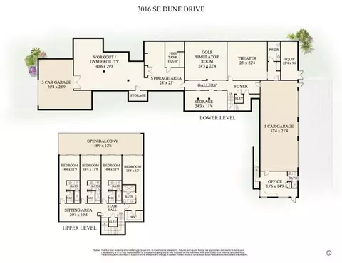 Floorplan - 3016 SE Dune Dr, Stuart, FL 34996 photo 2 of 2