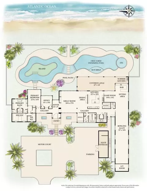 Floorplan - 3016 SE Dune Dr, Stuart, FL 34996 photo 1 of 2