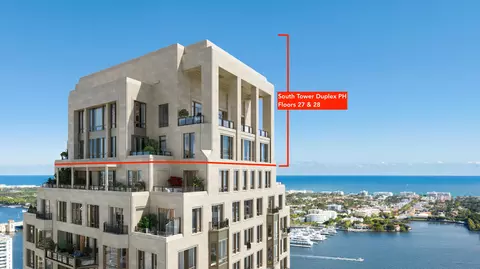 1355 S Flagler Dr #SOUTH TOWER DUPLEX PH, West Palm Beach, FL 33401