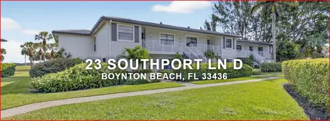 23 Southport Ln UNIT D, Boynton Beach, FL 33436