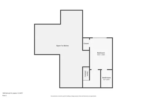 Floorplan - 1403 Mainsail Cir, Jupiter, FL 33477 photo 2 of 3