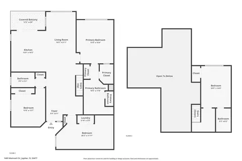 Floorplan - 1403 Mainsail Cir, Jupiter, FL 33477 photo 3 of 3