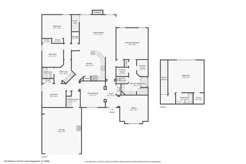 Floorplan - 333 Stokes Creek Dr, Saint Augustine, FL 32095 photo 3 of 3