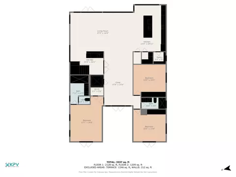 Floorplan - 141 Grassy Rd, Key Largo, FL 33037 photo 1 of 2