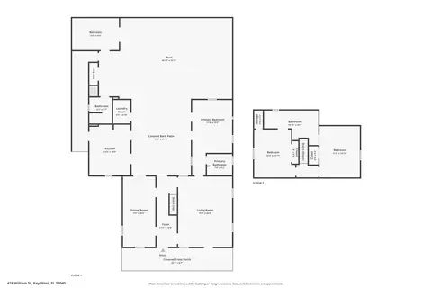 Floorplan - 418 William St, Key West, FL 33040 photo 1 of 1