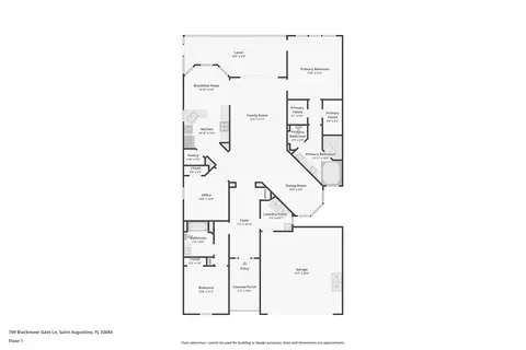 Floorplan - 709 Blackmoor Gate Ln, Other, FL 32619 photo 2 of 2