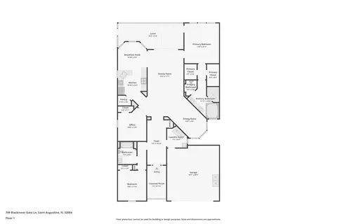 Floorplan - 709 Blackmoor Gate Ln, Other, FL 32619 photo 1 of 2