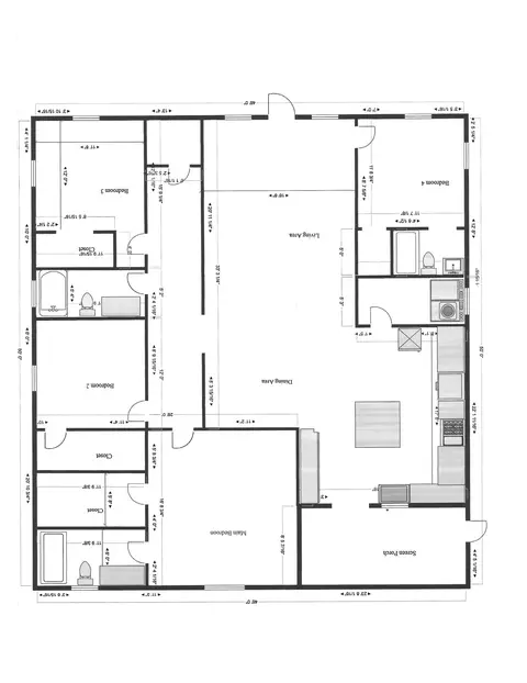 Floorplan - 32 Bonefish Ave, Key Largo, FL 33037 photo 1 of 1