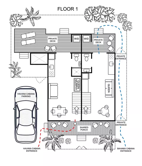 Floorplan - 709 Olivia St, Key West, FL 33040 photo 1 of 2
