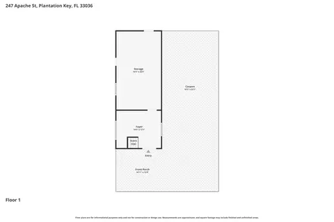 Floorplan - 247 Apache St, Plantation Key, FL 33036 photo 2 of 4