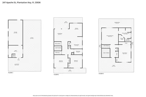 Floorplan - 247 Apache St, Plantation Key, FL 33036 photo 1 of 4