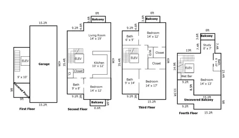 Floorplan - 119 Simonton St, Key West, FL 33040 photo 1 of 1