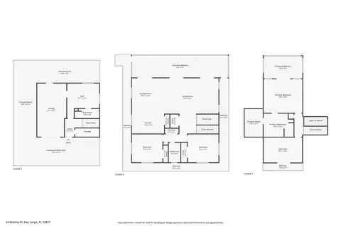 Floorplan - 24 Mutiny Pl, Key Largo, FL 33037 photo 1 of 4