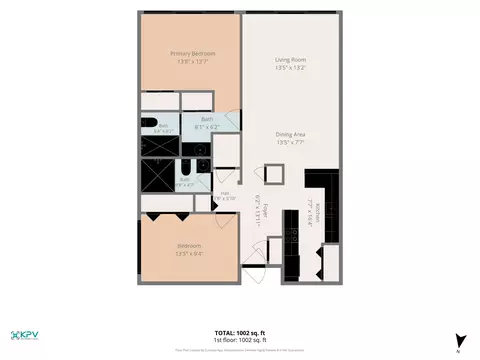 Floorplan - 201 E Ocean Dr UNIT 208, Key Colony Beach, FL 33051 photo 1 of 1