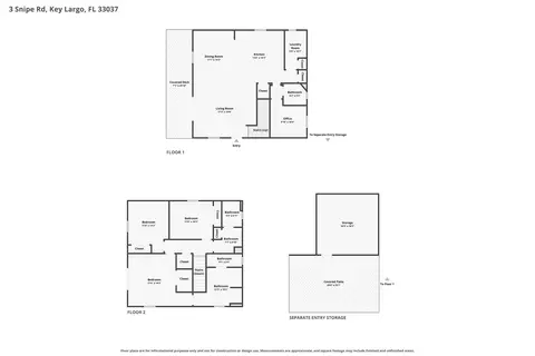 Floorplan - 3 Snipe Rd, Key Largo, FL 33037 photo 1 of 4
