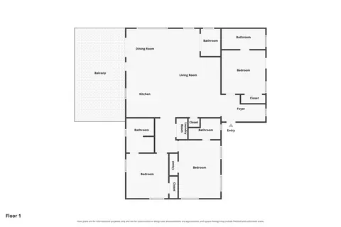 Floorplan - 1632 Bogie Dr, Big Pine Key, FL 33043 photo 1 of 1