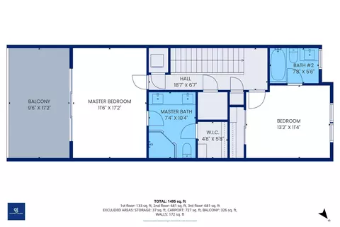 Floorplan - 117 Coco Plum Dr #D2, Marathon, FL 33050 photo 5 of 7