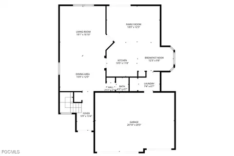 Floorplan - 21543 Brixham Run Loop, Estero, FL 33928 photo 1 of 2