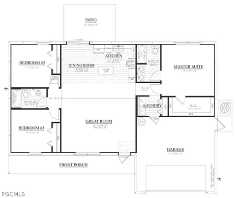 Floorplan - 4524 Springview Cir, Labelle, FL 33935 photo 1 of 1