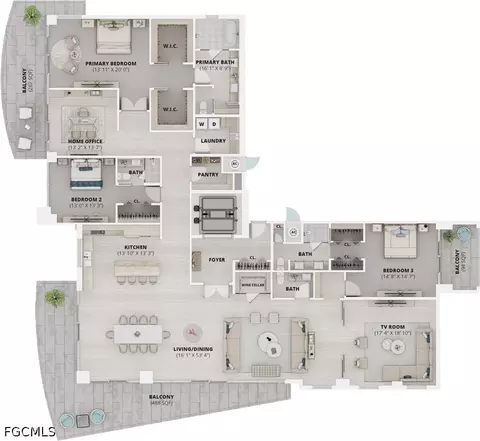 2583 1st St #1801, Fort Myers, FL 33901