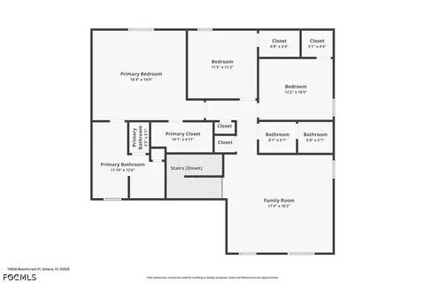 Floorplan - 19828 Beechcrest Pl, Estero, FL 33928 photo 1 of 2