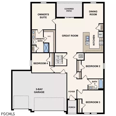 Floorplan - 937 Maddock St E, Lehigh Acres, FL 33974 photo 1 of 1