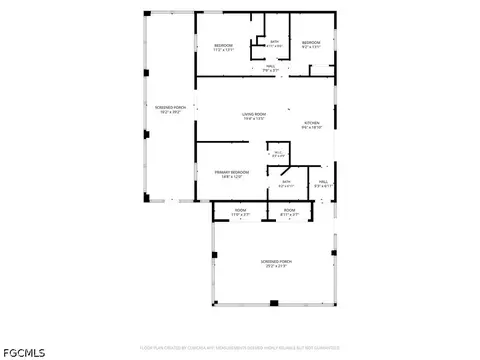 Floorplan - 1159 Lock Ln, Moore Haven, FL 33471 photo 1 of 1