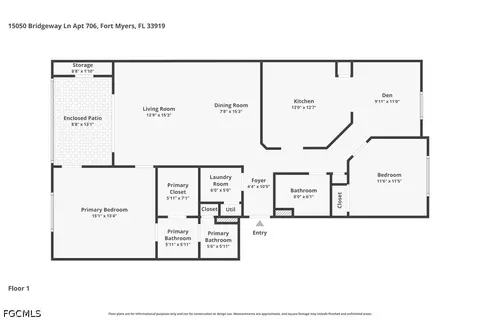 15050 Bridgeway Ln #706, Fort Myers, FL 33919