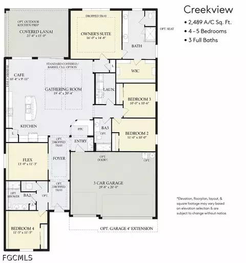 Floorplan - 17624 Kinzie Ln, Estero, FL 33928 photo 1 of 1