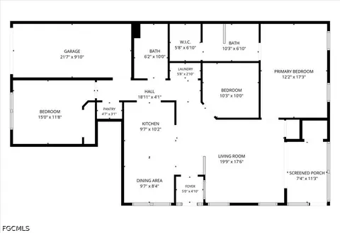 Floorplan - 0161 Bravada St #2, Estero, FL 33928 photo 1 of 1
