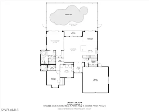 Floorplan - 20601 Fruitful Dr, Estero, FL 33928 photo 1 of 1