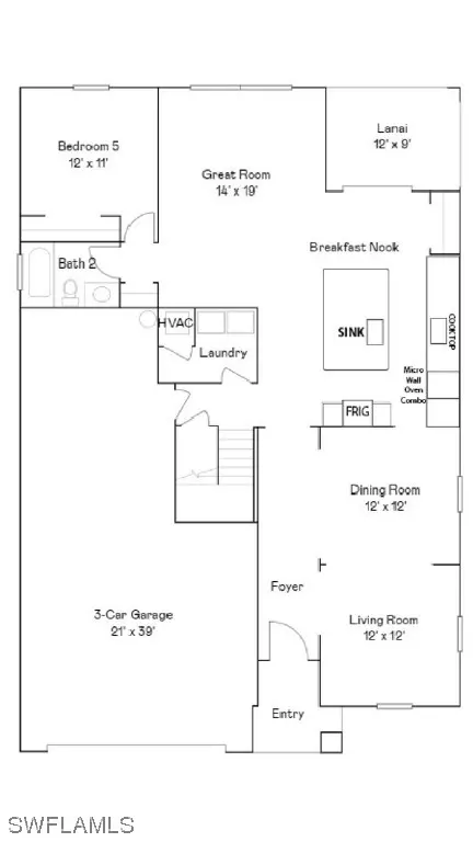 Floorplan - 19894 Beverly Park Rd, Estero, FL 33928 photo 1 of 2