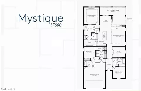 Floorplan - 20341 Kingmont Dr, Estero, FL 33928 photo 1 of 2