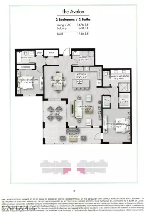 Floorplan - 1111 Central Ave #209, Naples, FL 34102 photo 1 of 1