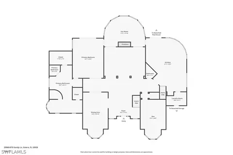 Floorplan - 20960970 Sandy Ln, Estero, FL 33928 photo 1 of 6