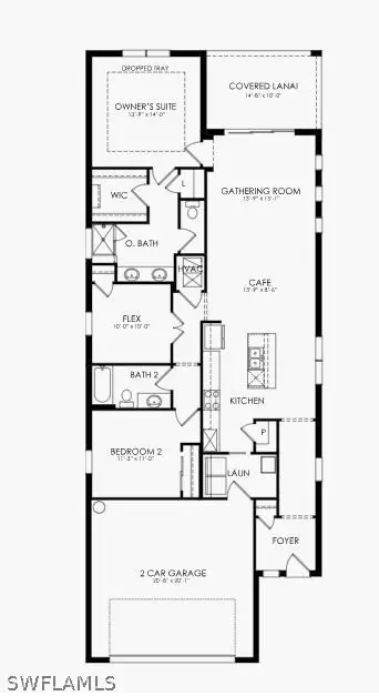 Floorplan - 1874 Mesa Ln, Naples, FL 34120 photo 1 of 1