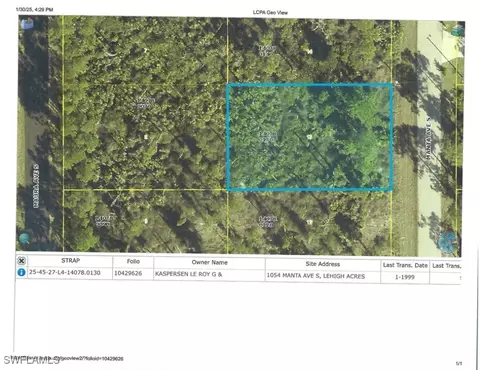 1054 Manta Ave S, Lehigh Acres, FL 33974