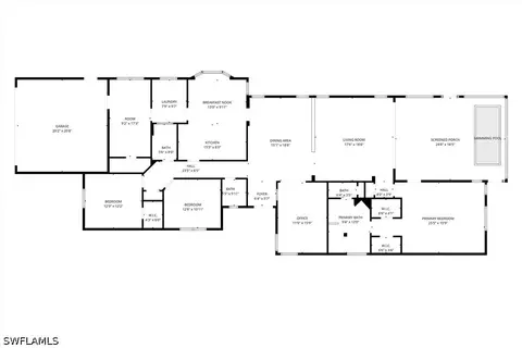 Floorplan - 20441 Rookery Dr, Estero, FL 33928 photo 1 of 1
