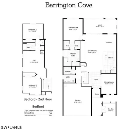 Floorplan - 16395 Barclay Ct, Naples, FL 34110 photo 1 of 1