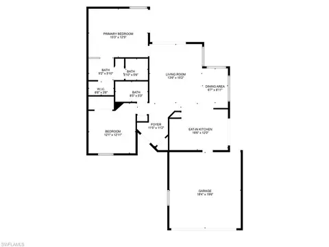 Floorplan - 20710 Persimmon Pl, Estero, FL 33928 photo 1 of 1