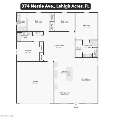 374 Nestle Ave, Lehigh Acres, FL 33972