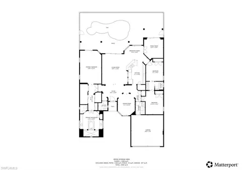 Floorplan - 9042 Bronco Ct, Naples, FL 34113 photo 2 of 2