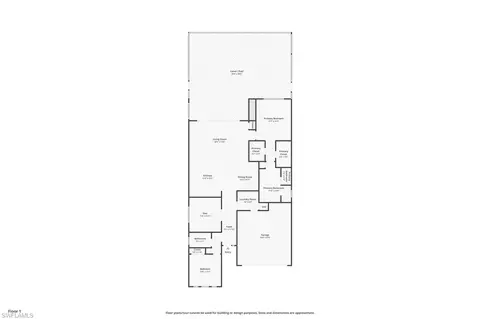 Floorplan - 11523 Jacaranda Dr, Naples, FL 34120 photo 1 of 1