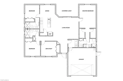 Floorplan - 943 Commodore St, Lehigh Acres, FL 33974 photo 1 of 1