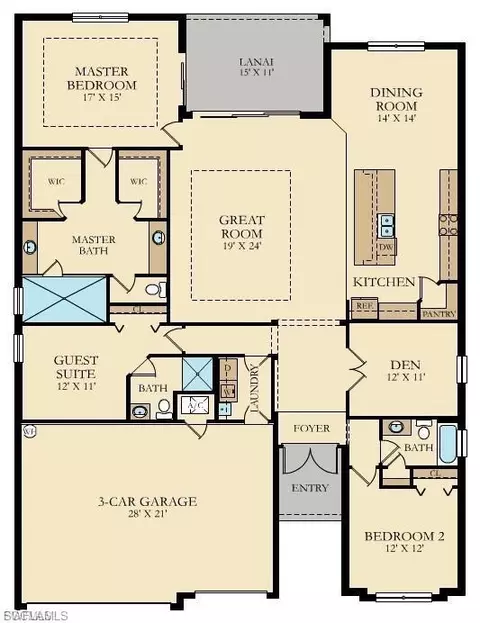 Floorplan - 20446 Napa Loop, Estero, FL 33928 photo 2 of 2